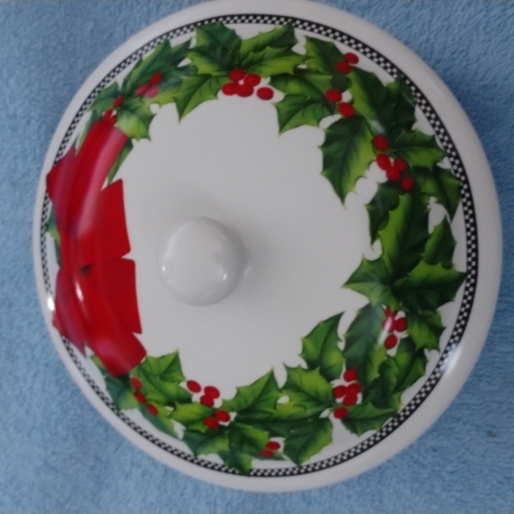 See's Christmas Candy Dish